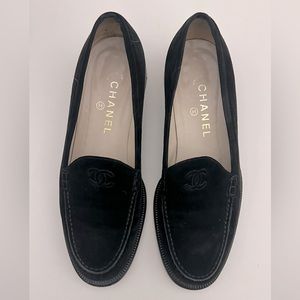 Chanel Suede Loafers